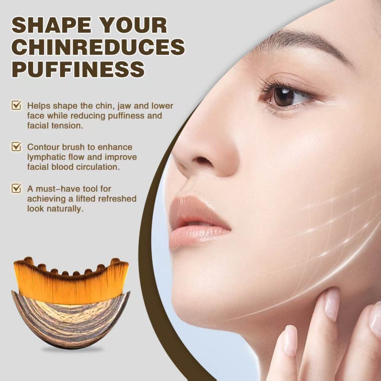 Dry Brush Gentle Face Massager