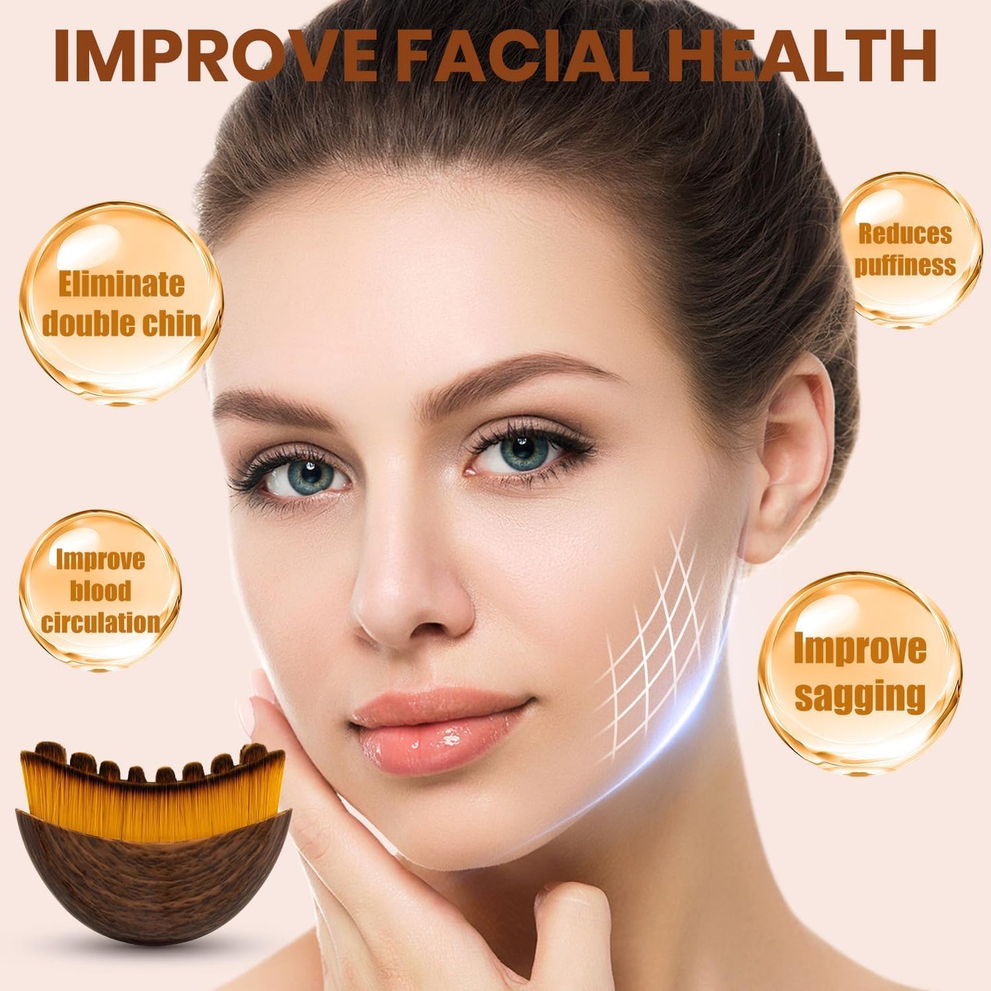 Dry Brush Gentle Face Massager